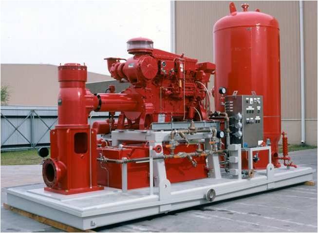 尼日尔Agadem油田一体化项目柴油机立式消防泵